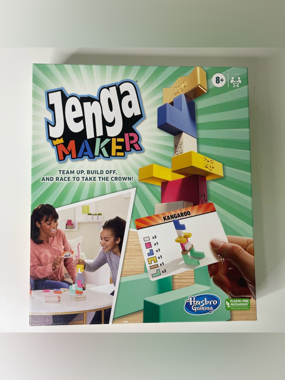 Jenga Maker Game Hasbro Gaming Classic Building Game Challenges Puzzles COMPLETE